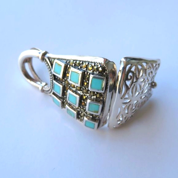 Handbag Sterling Silver Pendant Locket - Picture 3 of 9